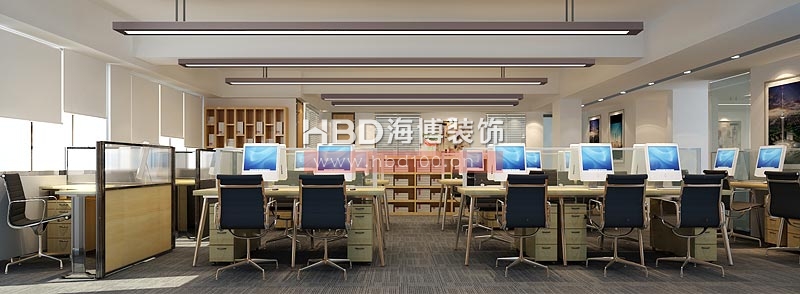 凡拓數(shù)碼科技辦公室裝修設(shè)計 辦公區(qū)設(shè)計