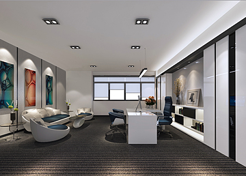 諧霆服裝公司總經(jīng)理室裝修 諧霆服裝公司總經(jīng)理室裝修